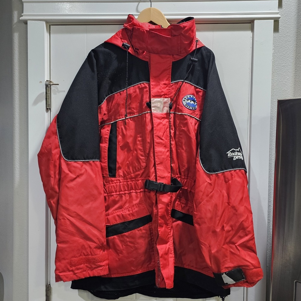 Rockwater Designs Foul Weather Hooded Jacket and Pants XXL Fishing Skiing